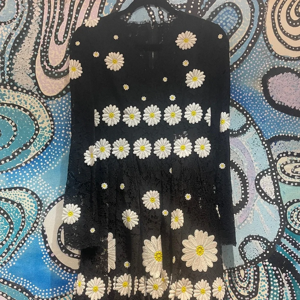 Dolce Gabbana Daisy Dress Italian 42 USA 4 - Picture 2 of 4